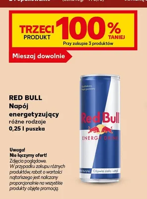Napój energetyzujący Red Bull promocja w Kaufland