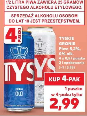 Piwo promocja w Kaufland
