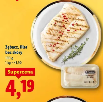 Żebacz, filet bez skóry promocja w Lidl