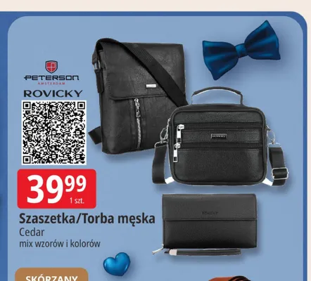 Szaszetka/Torba męska Cedar promocja w Leclerc