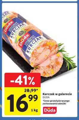 Kurczak w galarecie Duda promocja w Intermarche