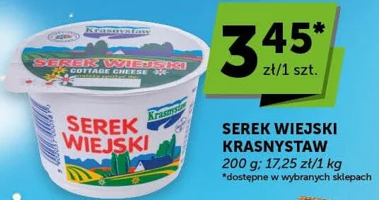 Serek wiejski promocja w Euro Sklep