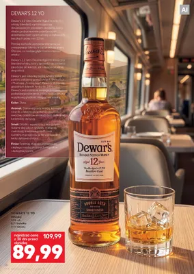 Whisky Dewar's 12 YO promocja w Kaufland
