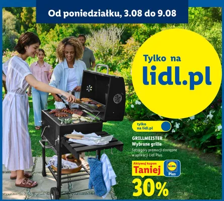 Grill Grillmeister promocja w Lidl