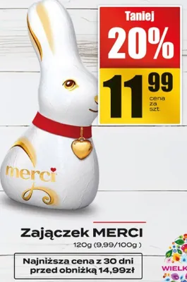 Zajączek czekoladowy promocja w Supeco