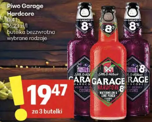 Piwo Garage Hardcore promocja w Delikatesy Centrum
