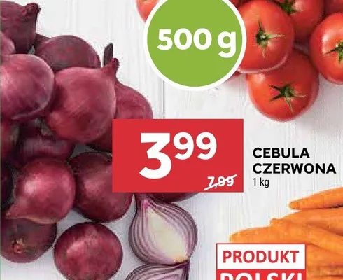 Cebula czerwona promocja w Stokrotka