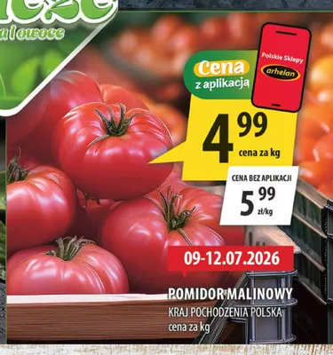 Pomidor malinowy promocja w Arhelan