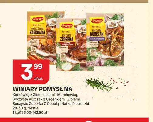 Winiary Pomysł Na Soczysty Kurczak z Czosnkiem i Ziołami promocja w Chorten
