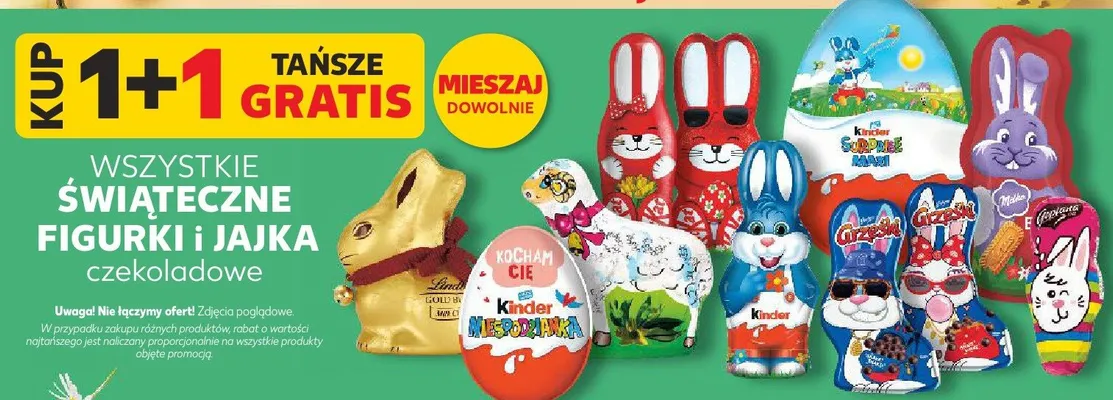 Świąteczne figurki i jajka 1+1 GRATIS promocja w Kaufland