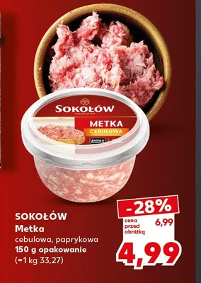 Metka paprykowa Sokołów promocja w Kaufland