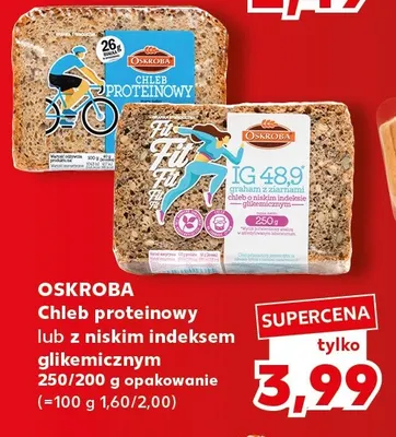 Chleb proteinowy Oskroba promocja w Kaufland