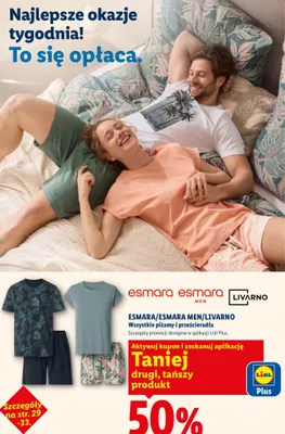 Wszystkie piżamy promocja w Lidl