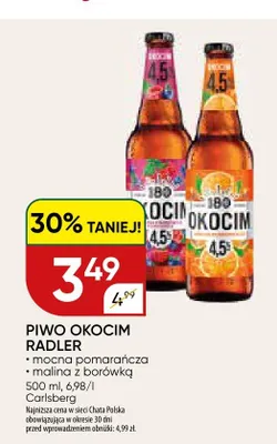Piwo Okocim Radler Mocna Pomarańcza promocja w Chata Polska