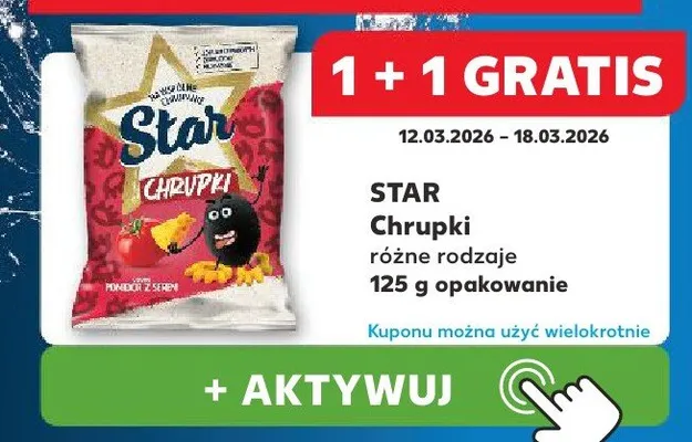 Chrupki różne rodzaje promocja w Kaufland
