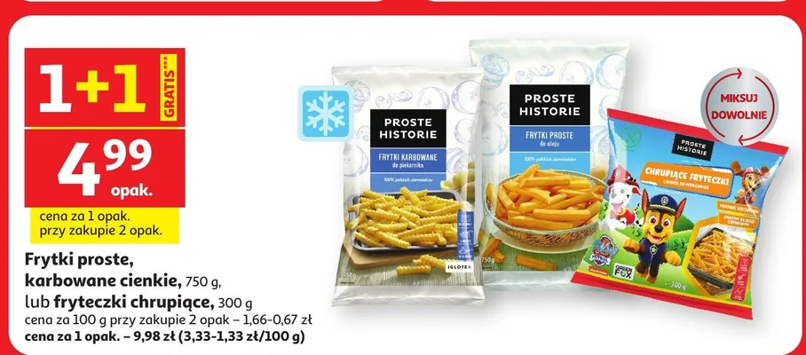 Fryteczki chrupięce promocja w Auchan