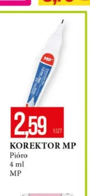 Korektor MP 4 ml promocja w Leclerc