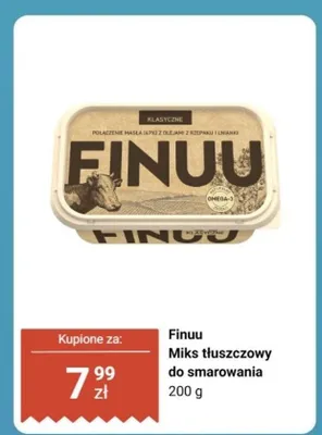 Miks tłuszczowy do smarowania Finuu promocja w Biedronka