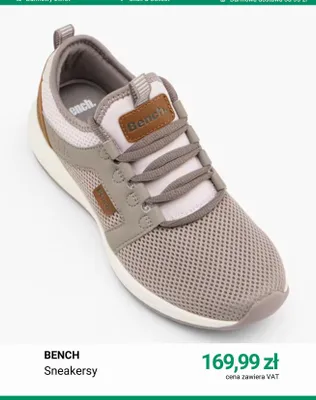 Sneakersy Bench promocja w Deichmann