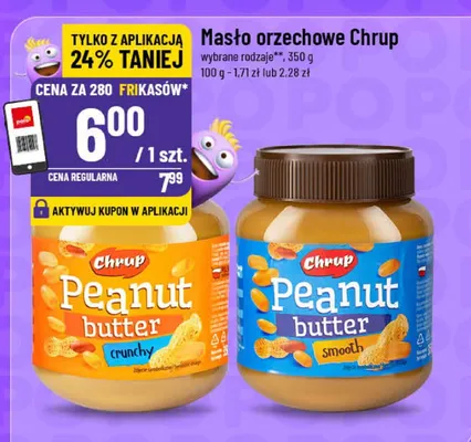 Masło orzechowe wybrane rodzaje promocja w POLOmarket