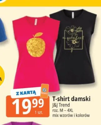 T-shirt damski J&J Trend promocja w Leclerc