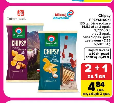 Chipsy Przysnacki o smaku szynki sopockiej promocja w Carrefour Market