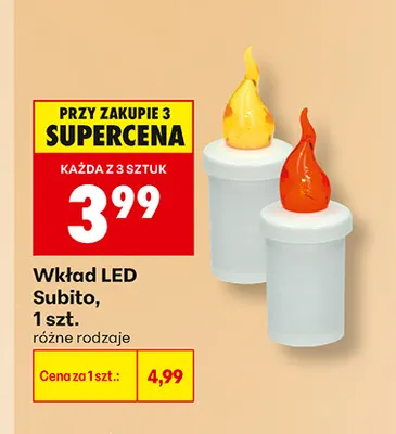 Wkład LED Subito promocja w Biedronka