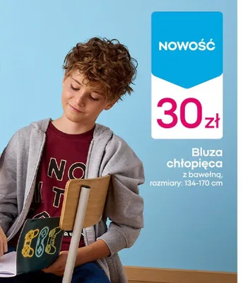 Bluza chłopięca z bawełną promocja w Pepco