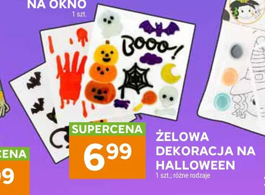 Żelowa dekoracja na Halloween promocja w Stokrotka
