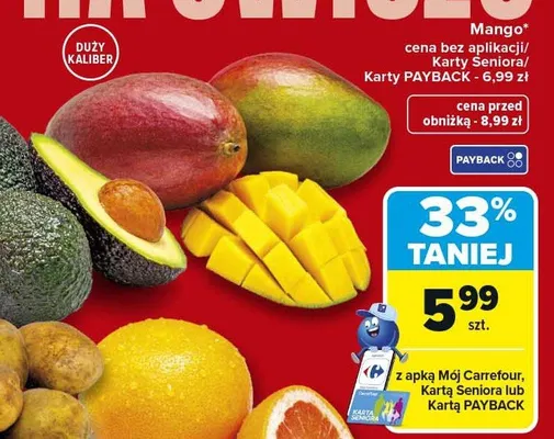 Mango promocja w Carrefour Market