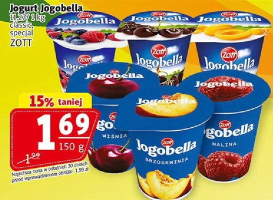 Jogurt Jogobella specjal Zott promocja w Prim Market