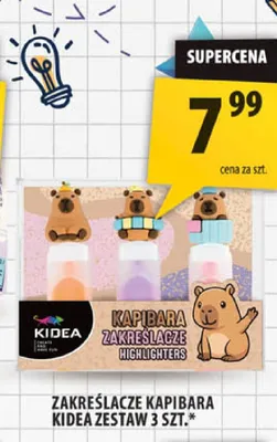 Zakreślacze kapibara Kidea promocja w Arhelan