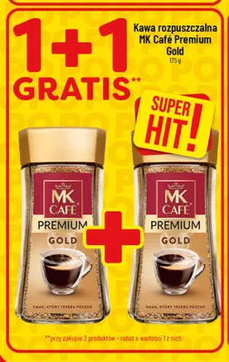 Kawa rozpuszczalna MK Café Premium Gold promocja w POLOmarket