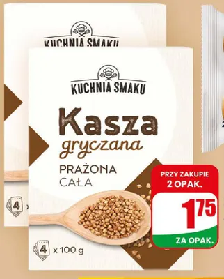 Kasza gryczana prażona Kuchnia Smaku promocja w Dino