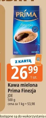 Kawa mielona Prima Finezja promocja w Leclerc