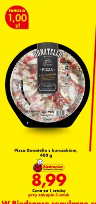 Pizza Donatello z kurczakiem promocja w Biedronka