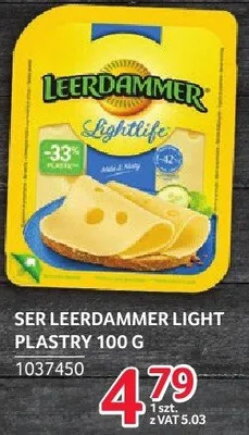 Ser Leerdammer Light plastry 100 g promocja w Selgros