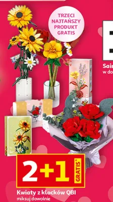 Kwiaty z klecków QBI miksy dowolnie promocja w Auchan