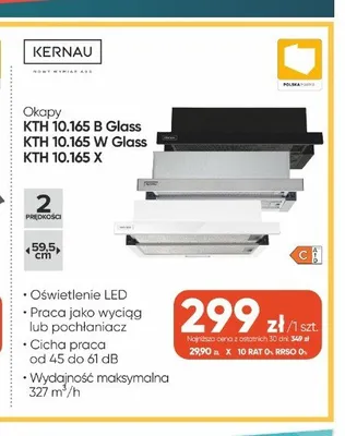 Okap Kernau KTH 10,165 X promocja w Max Elektro