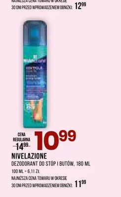 Dezodorant do stóp i butów Nivelazione promocja w Drogerie Natura