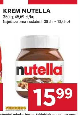 Krem Nutella promocja w Stokrotka