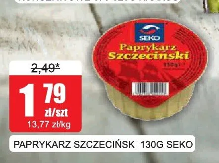 Paprykarz Szczeciński Seko promocja w Bingo