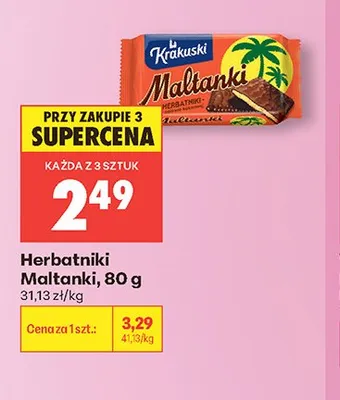 Herbatniki Maltanki promocja w Biedronka