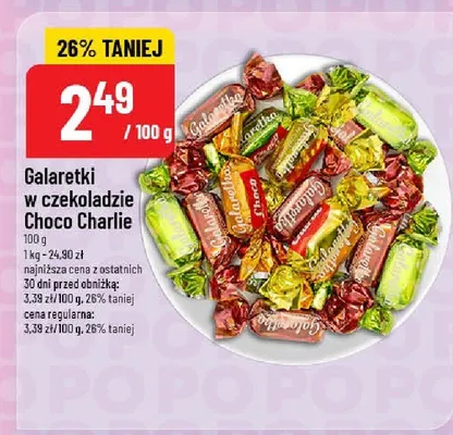 Galaretki w czekoladzie Choco Charlie promocja w POLOmarket