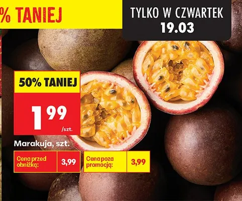 Marakuja promocja w Biedronka