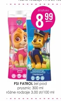 Żel pod prysznic Psi Patrol promocja w Drogerie Jasmin