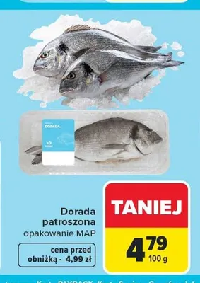 Dorada patroszona promocja w Carrefour Market