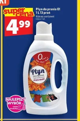 Płyn do prania O! promocja w TOPAZ