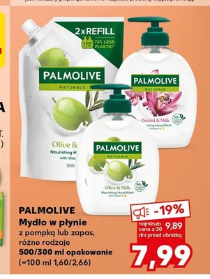 Mydło w płynie Palmolive Naturals Olive & Nourishing Milk zapas promocja w Kaufland