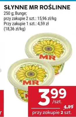 Śmietanka słynne mr roślinne promocja w Stokrotka